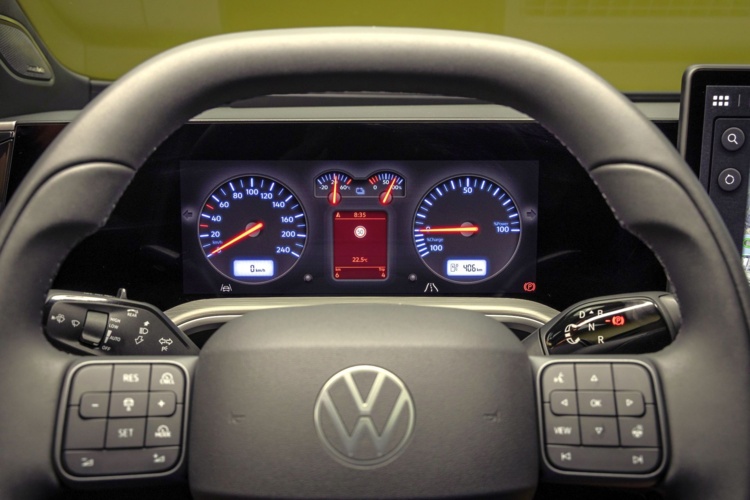 Retro budíky modelu Interiér modelu Volkswagen ID. Tiguan