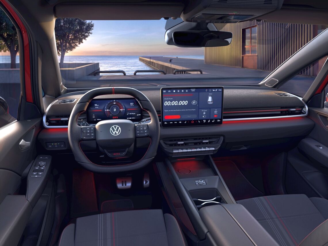 Kokpit modelu Volkswagen ID.3 GTI