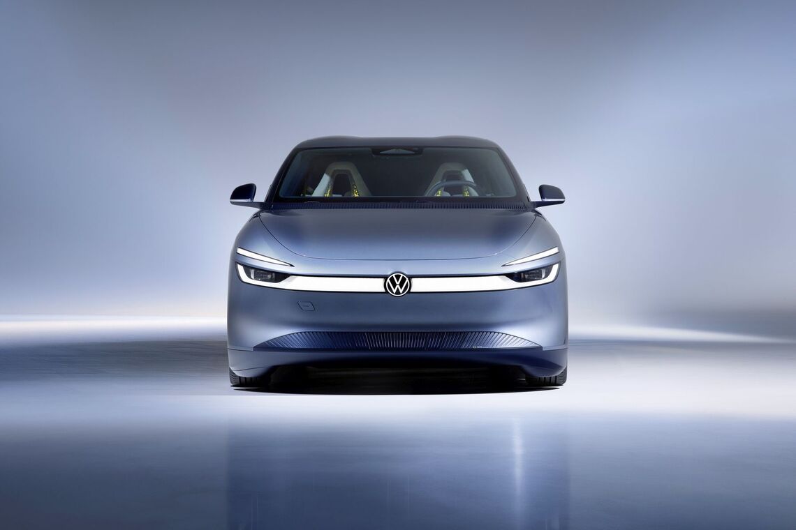 Volkswagen Mission Efficiency v štúdiu pri pohľade spredu