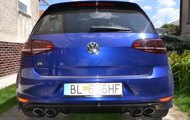 Golf R zo zadu